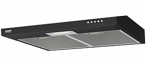 KRONA JESSICA SLIM 600 BLACK PUSH BUTTON; вытяжка кухонная 600 мм