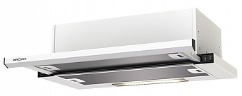 KRONA KAMILLA SLIM 600 WHITE; вытяжка кухонная 600 мм  (2 мотора)
